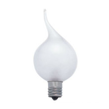 G50 E17 Incandescent Bulb, Frosted Ball Bulb with Tip Top
